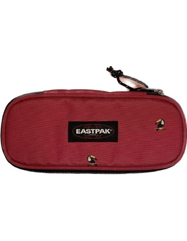 EASTPAK ASTUCCIO OVALE - ROSA CON TUCANO