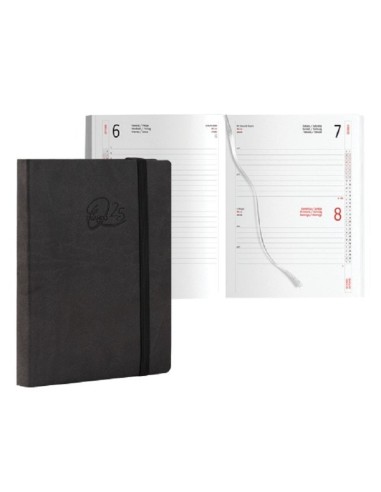 AGENDA 25 ''QUANDO FEMMENA'' 12x17 GIORNALIERA GRIGIO SCURO