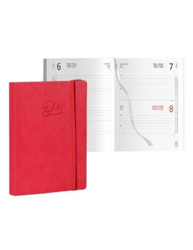 AGENDA 25 ''QUANDO FEMMENA'' 12x17 GIORNALIERA ROSSO