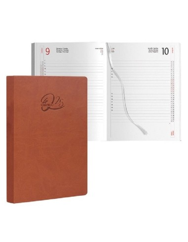 AGENDA 25 ''QUANDO FEMMENA'' 15x21 GIORNALIERA CUOIO