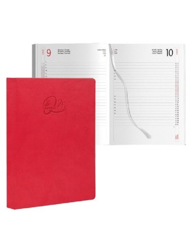 AGENDA 25 ''QUANDO FEMMENA'' 15x21 ROSSO