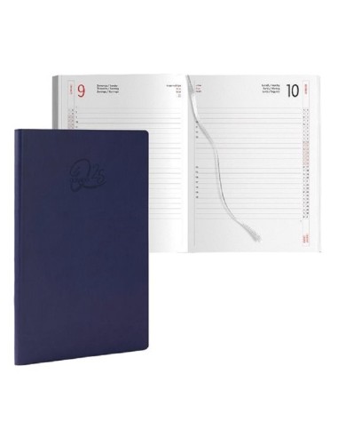 AGENDA 25 ''QUANDO FEMMENA'' 21x29,7 GIORNALIERO BLU