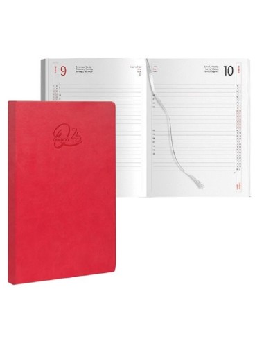 AGENDA 25 ''QUANDO FEMMENA'' 21x29,7 GIORNALIERO ROSSO