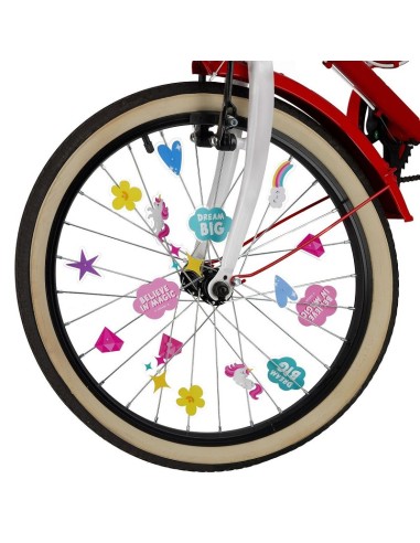SET DI 30 DECORAZIONI PER I RAGGI DELLA BICICLETTA UNICORN