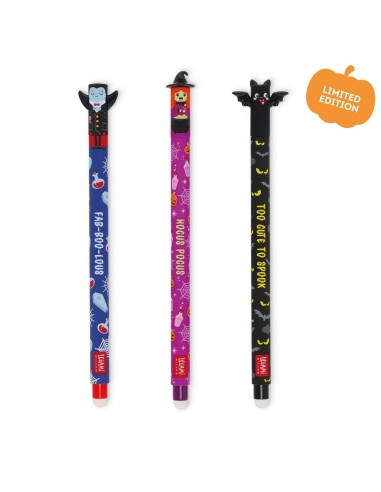 SET DI 3 PENNE GEL CANCELLABILI LEGAMI - THE BOO CREW