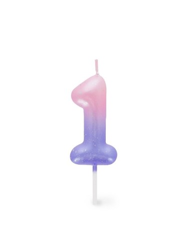 CANDELA PER TORTA - PINK 1
