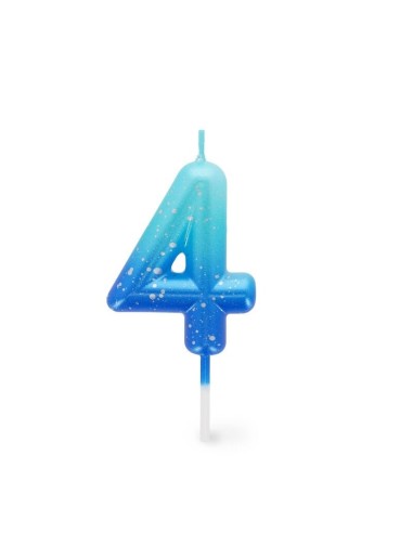 CANDELA PER COMPLEANNO LEGAMI - BLUE 4