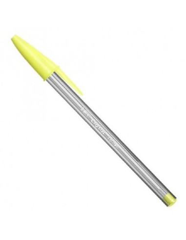 PENNA BIC CRISTAL 1.6 GIALLA 
