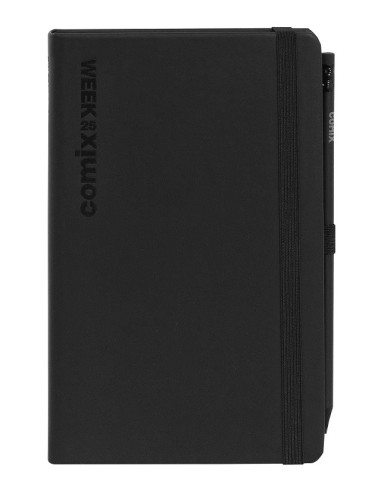 AGENDA COMIX 12 MESI SETTIMANALE LARGE ORIZZONTALE BLACK
