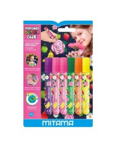 COLLA GLITTER PROFUMATA 10,5ml COLORI ASSORTITI