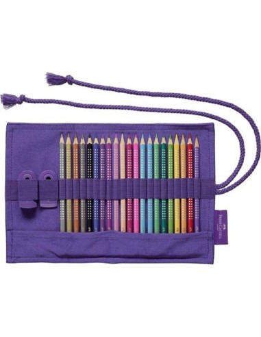 SET PASTELLI CON ASTUCCIO IN STOFFA FABER CASTELL