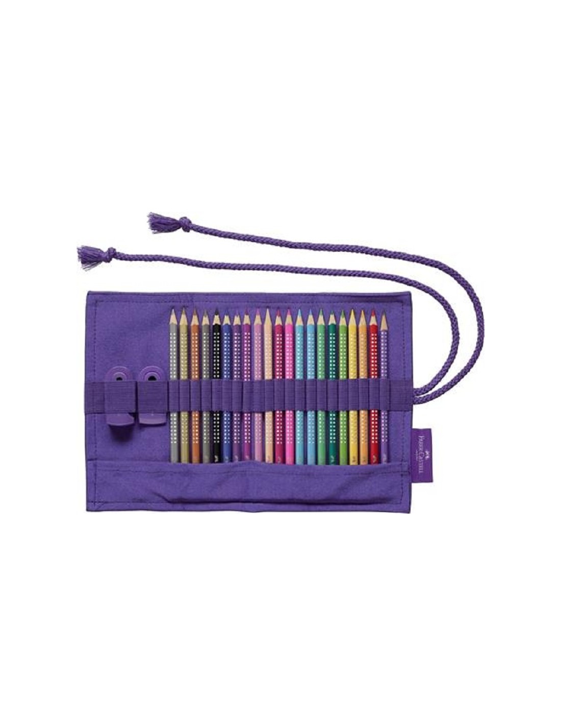 Sparkle Pencil Set – Rosa Fluo e Bianco – Set 2 matite ergonomiche, Gomma e  Temperamatite c/protezione – art. 21 84 95 – Faber-Castell