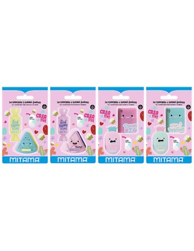 SET TEMPERINO E GOMMA FANTASY GIRL