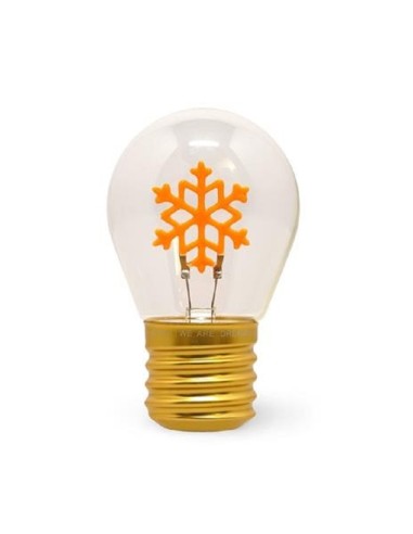 LAMPADA DA TAVOLO A LAMPADINA BULB FICTION - SNOWFLAKES