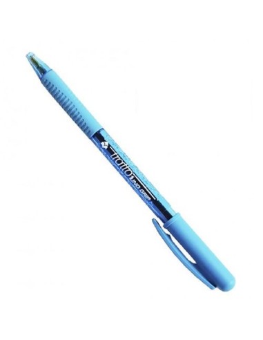 PENNA TRATTO UNO GRIP AZZURRA