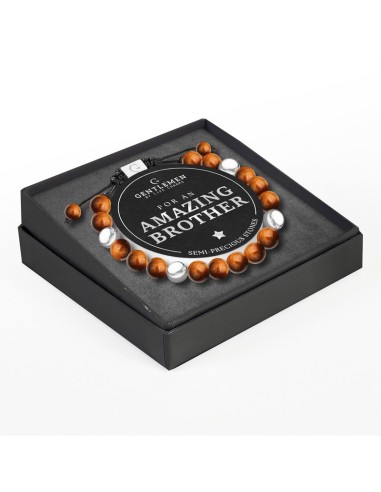 BRACCIALE GENTLEMEN - OCCHIO DI TIGRE