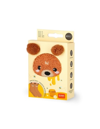 CALZINI ANTISCIVOLO TG 35-42 - IT'S A MATCH - TEDDY BEAR