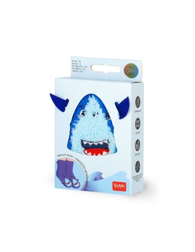 CALZINI ANTISCIVOLO TG 26-34 - IT'S A MATCH - SHARK
