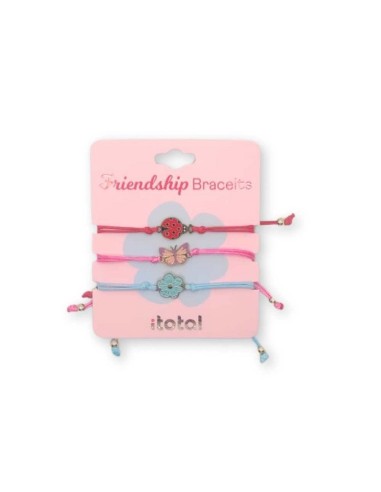 BRACCIALETTI FARFALLA SET DA 3 PZ