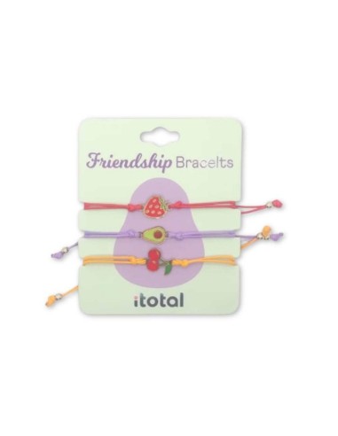 BRACCIALETTI FRUTTA SET 3 PZ