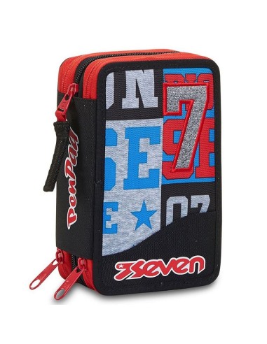 ASTUCCIO SEVEN 3 ZIP ACCESSORIATO - PEN PAD TAKE THE FIELD