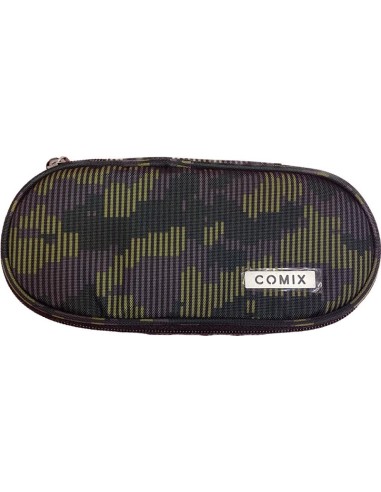 ASTUCCIO OVALE COMIX - CAMO MILITARE A RIGHINE