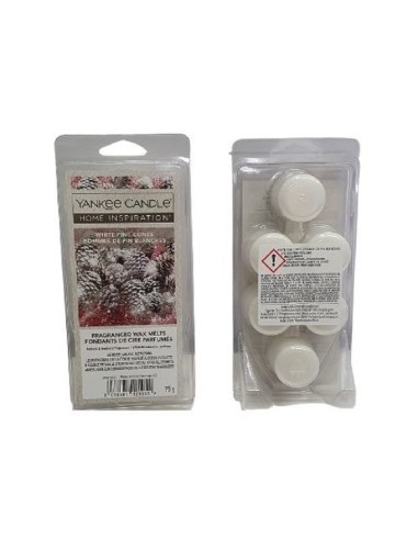 YANKEE CANDLE CERA PROFUMATA DA SCIOGLIERE  WHITE PINE CONES