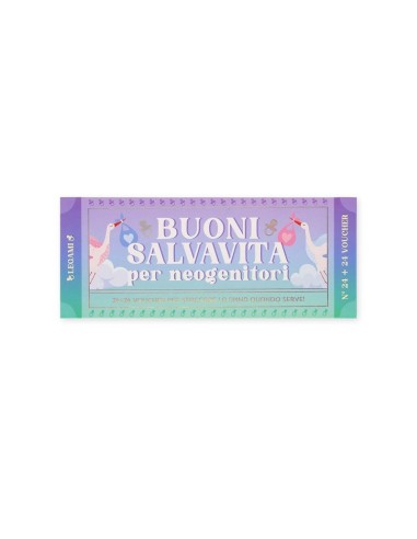 BLOCCHETTO DA 48 VOUCHER LEGAMI - NEW PARENTS