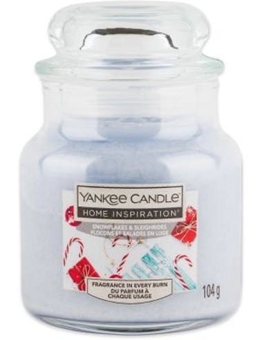 YANKEE CANDLE SNOWFLAKES E SLEIGHRIDES PICCOLA