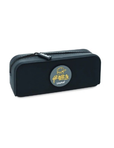 ASTUCCIO PORTAPENNE GEOLIER IN SILICONE - NERO