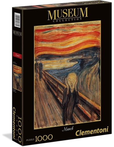 PUZZLE CLEMENTONI 39377 - MUSEUM COLLECTION 1000 PEZZI - URLO DI MUNCH