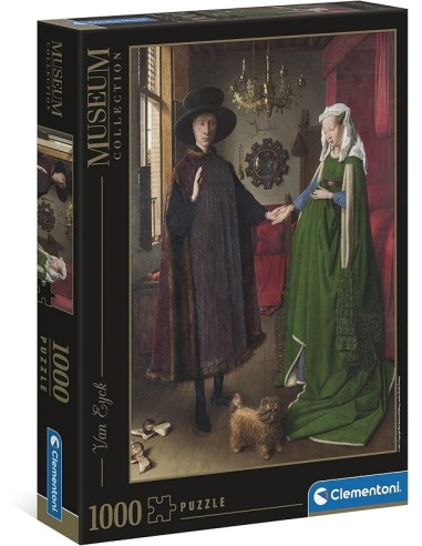 PUZZLE CLEMENTONI 39663 - MUSEUM COLLECTION 1000 PEZZI - THE ARNOLFINI