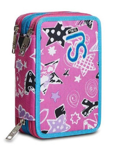 ASTUCCIO ACCESSORIATO CON 3 ZIP - SEVEN SJ