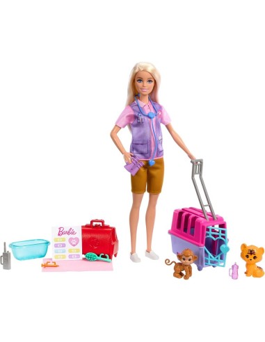 BARBIE SERIE CARRIERE - SALVATAGGIO E RECUPERO ANIMALI 