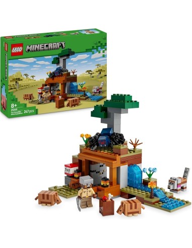 LEGO MINECRAFT 21269 - SPEDIZIONE NELLA MINIERA DELL'ARMADILLO