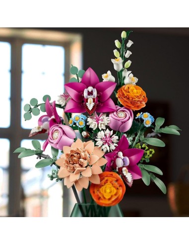 LEGO BOTANICALS 10342 - BOUQUET DI FIORI ROSA