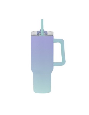 TRAVEL MUG 1200ml IDRINK - SFUMATA LILLA/VERDE