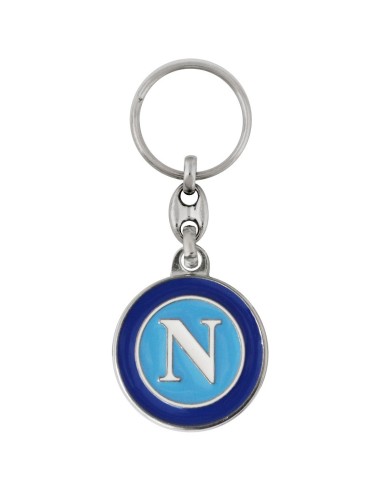 PORTACHIAVI IN METALLO SSC NAPOLI - LOGO OLD