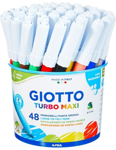 PENNARELLI GIOTTO TURBO MAXI A 48 IN BARATTOLO