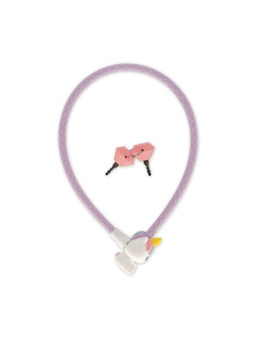LUCCHETTO PER BICICLETTA CON CHIAVE - UNICORNO