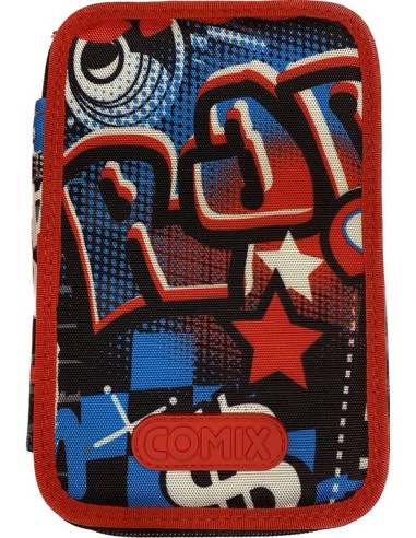 ASTUCCIO ACCESSORIATO CON 3 ZIP - COMIX
