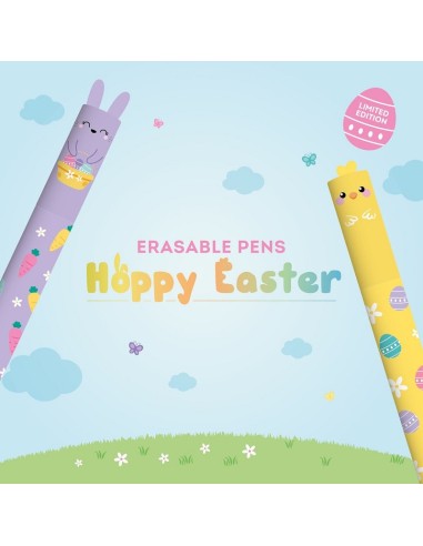 SET DI 2 PENNE GEL CANCELLABILI LEGAMI HOPPY EASTER