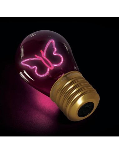 LAMPADA DA TAVOLO A FORMA DI LAMPADINA - BULB FICTION - BUTTERFLY