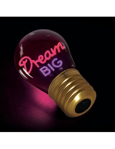 LAMPADA DA TAVOLO A FORMA DI LAMPADINA - BULB FICTION - DREAM BIG