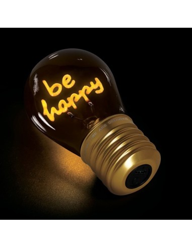 LAMPADA DA TAVOLO A FORMA DI LAMPADINA - BULB FICTION - BE HAPPY