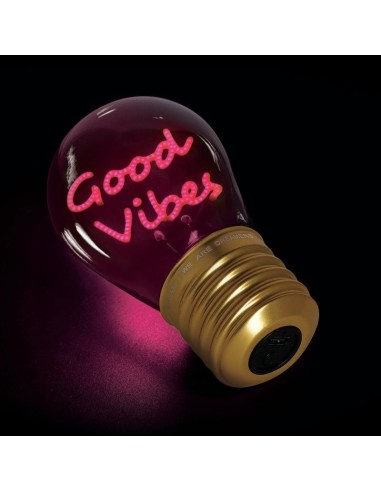 LAMPADA DA TAVOLO A FORMA DI LAMPADINA - BULB FICTION - GOOD VIBES