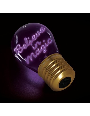 LAMPADA DA TAVOLO A FORMA DI LAMPADINA -BULB FICTION- BELIEVE IN MAGIC