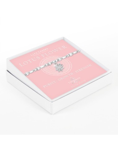 BRACCIALETTO TALISMAN LIFE CHARMS - LOTUS FLOWER