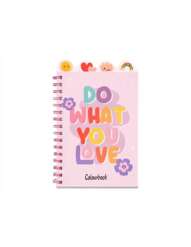 NOTEBOOK GOOD VIBES COLOURBOOK - A5 - DO WHAT YOU LOVE