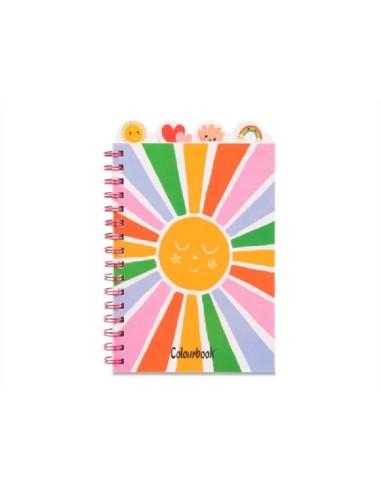 NOTEBOOK GOOD VIBES COLOURBOOK - A5 - GOOD VIBES SUNSHINE